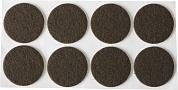STAYER d 18 мм, самоклеящиеся, фетровые, 8 шт. коричневые, мебельные накладки (40910-28)40910-28
