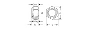 ЗУБР DIN 985 кл. пр. 6, M16, самостопорящаяся гайка с нейлоновым кольцом, цинк, 5 кг (303580-16)303580-16