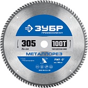 ЗУБР Металлорез 305х25.4мм 100Т, диск пильный по металлу и металлопрофилю36932-305-25.4-100