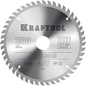 KRAFTOOL PRECISION 200х32мм 48Т, диск пильный по дереву36952-200-32