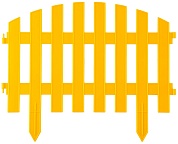 GRINDA Ар Деко, размеры 28х300 см, желтый, декоративный забор (422203-Y)422203-Y