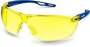 ЗУБР БОЛИД жёлтые, сферические линзы устойчивые к запотеванию, открытого типа, защитные очки (110486)110486