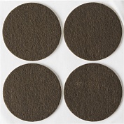 STAYER d 50 мм, самоклеящиеся, фетровые, 4 шт. коричневые, мебельные накладки (40910-50)40910-50