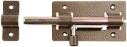 ЗД-01 для дверей, 64х115 мм, засов 14 мм, цвет бронза, накладная задвижка (37774-1)37774-1