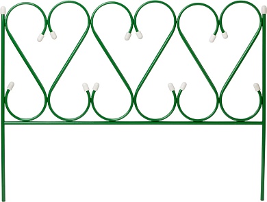 GRINDA Ренессанс, размеры 50x345 см, металлический, стальная, декоративный забор (422263)422263