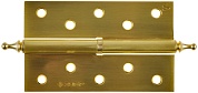 ЗУБР 125х75х2.5 мм, разъемная, левая, цвет матовая латунь (SB), 2 шт, карточная петля (37605-125-3L)37605-125-3L