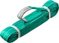 ЗУБР СТП-2/4, зеленый, г/п 2т, длина 4 м, Текстильный петлевой строп (43552-2-4)