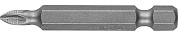 ЗУБР 2 шт, PZ1 50 мм, Кованые биты (26003-1-50-2)26003-1-50-2