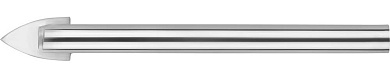 URAGAN 8 мм, 2х кромка, цилиндр хвостовик, Сверло по стеклу и кафелю (29830-08)29830-08