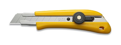 OLFA 18 мм, винтовой фиксатор, Нож с выдвижным лезвием (OL-BN-L)OL-BN-L
