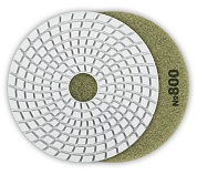 ЗУБР АГШК 100 мм, №800, мокрое шлифование, Алмазный гибкий шлифовальный круг (29866-800)29866-800