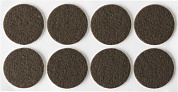 STAYER d 25 мм, самоклеящиеся, фетровые, 8 шт. коричневые, мебельные накладки (40910-25)40910-25