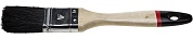 STAYER UNIVERSAL-EURO 20 мм, 3/4″ чёрная натуральная щетина, деревянная ручка, Плоская кисть (01022-020)01022-020