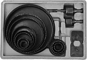 STAYER Maxcut 12 шт, 19-127 мм, Набор кольцевых коронок по дереву (29600-H15)29600-H15