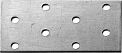 ЗУБР ПС-2.0 40х80 х 2 мм, соединительная пластина, цинк (310256-040-080)310256-040-080