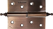 ЗУБР 100х75х2.5 мм, разъемная, левая, цвет старая медь (AC), 2 шт, карточная петля (37605-100-6L)37605-100-6L