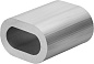 ЗУБР DIN3093 5 мм, зажим троса алюминиевый, 2 шт (304476-05)