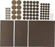 STAYER коричневый, самоклеящихся, 98 шт., набор мебельных накладок (40916-H98)40916-H98