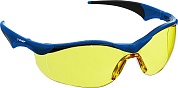 ЗУБР ПРОГРЕСС жёлтые, открытого типа, линза устойчива к царапинам и запотеванию, защитные очки (110321)110321_z01
