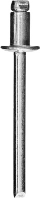 ЗУБР 4.0 х 6 мм, стальные заклепки, 500 шт, Профессионал (31313-40-06)31313-40-06