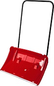 ЗУБР ПОЛЮС, 860 мм, пластиковый ковш, с алюминиевой планкой, на колесиках, снеговой движок (скрепер) (39939)39939