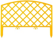 GRINDA Плетень, размеры 28х320 см, желтый, декоративный забор (422207-Y)422207-Y