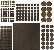 STAYER коричневый, самоклеящихся, 175 шт., набор мебельных накладок (40916-H175)40916-H175