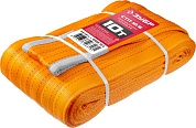 ЗУБР СТП-10/6, оранжевый, г/п 10 т, длина 6 м, Текстильный петлевой строп (43559-10-6)43559-10-6