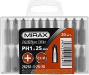 MIRAX PH 1, 25 мм, 20 шт, Биты (26251-1-25-20)26251-1-25-20