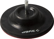 Тарелка опорная ЗУБР резиновая поворотная для дрели под круг на липучке, 125 мм3575