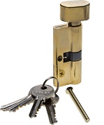 ЗУБР 70 мм, цвет латунь, 5-PIN, тип ключ-защелка, цилиндровый механизм (52103-70-1)52103-70-1