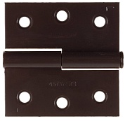 STAYER 75x75x2.4 мм, разъемная, левая, цвет коричневый, карточная петля (37613-75-3L)37613-75-3L