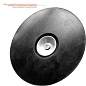 Тарелка опорная ЗУБР резиновая для дрели под круг фибровый, d 125 мм, шпилька d 8 мм