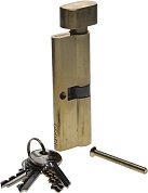 ЗУБР 90 мм, цвет латунь, 5-PIN, тип ключ-защелка, цилиндровый механизм (52103-90-1)52103-90-1