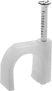 STAYER 14 мм, скоба-держатель для круглого кабеля с оцинкованным гвоздем, 50 шт (4510-14)4510-14