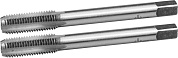 ЗУБР М8x1.0мм, сталь 9ХС, Комплект ручных метчиков (4-28006-08-1.0-H2)4-28006-08-1.0-H2