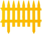 GRINDA Классика, размеры 28х300 см, желтый, декоративный забор (422201-Y)422201-Y