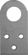 ЗУБР ПР-2.0 75х40 х 2 мм, Прямая проушина для навесных замков (31038-75)31038-75