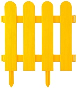 GRINDA Штакетник, размеры 29х224 см, желтый, декоративный забор (422209-Y)422209-Y