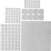 STAYER белый, самоклеящихся, 125 шт., набор мебельных накладок (40917-H125)40917-H125