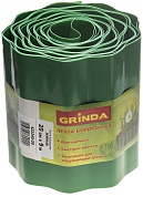 GRINDA размеры 20 см х 9 м, зеленая, полиэтилен низкого давления, бордюрная лента (422245-20)422245-20
