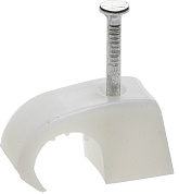 STAYER 7-11 мм, универсальная скоба-держатель для кабеля с оцинкованным гвоздем, 50 шт (45050-07-11)45050-07-11
