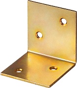 ЗУБР УМШ-2.0 40х40х40 х 2 мм, желтый цинк, широкий мебельный уголок (31033-40)31033-40
