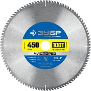 ЗУБР Чисторез 450 x 50мм 100Т, диск пильный по дереву36905-450-50-100_z01