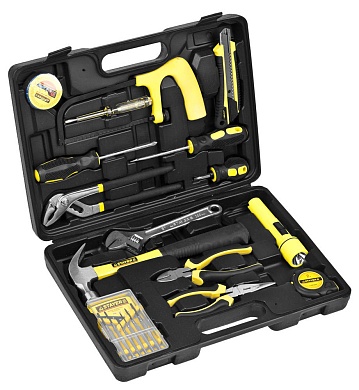 STAYER Механик 15 предм., Набор инструментов для ремонтных работ (22052-H15)22052-H15