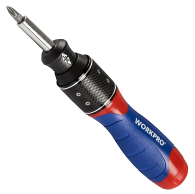 Отвертка 6X DRIVE с трещоткой (32 предмета) WP221055 WORKPROWP221055