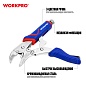 Клещи фиксирующие 180мм проф WP231073 WORKPRO