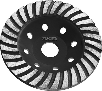 Сегментированная алмазная чашка STAYER Turbo-Plus d 125 мм33380-125_z01