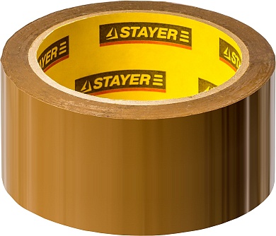 STAYER 48 мм, 60 м 45 мкм, Коричневая клейкая лента, MASTER (1207-50)1207-50