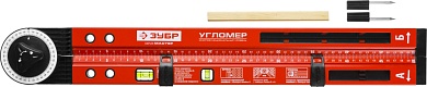 ЗУБР 500 мм, Складной уровень-угломер (34740)34740